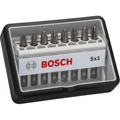 Set 8 embouts phillips 49 mm extra - BOSCH | 2 607 002 556
