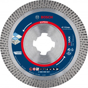 Disque diamant XLOCK Hard Ceramic EXPERT 115x22,23x1.6x10mm - BOSCH | 2 608 900 657