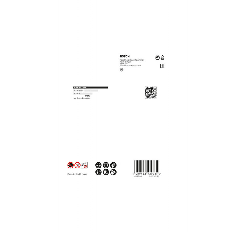 Disque diamant XLOCK Hard Ceramic EXPERT 125x22,23x1.6x10mm - BOSCH | 2 608 900 658