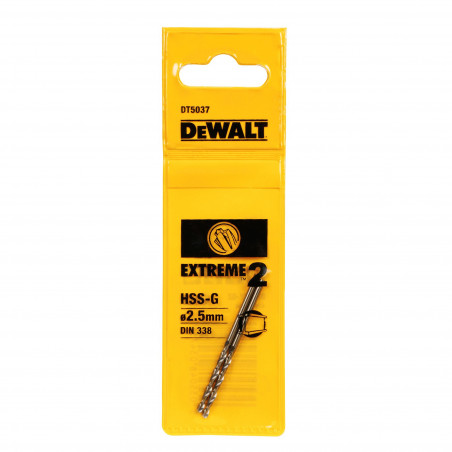 Foret Métal HSSG Extreme 2.5X30X57mm - Dewalt | DT5037