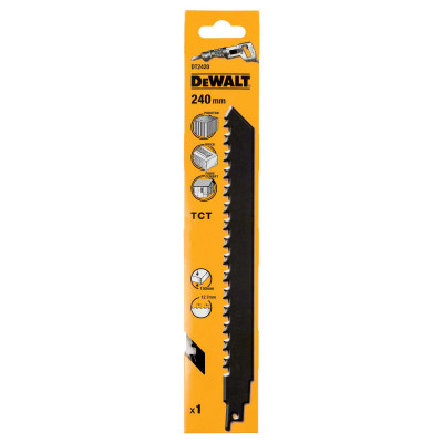 Lame de Scie Sabre à Denture Au Carbure de Tungstène 240mm - Dewalt | DT2420