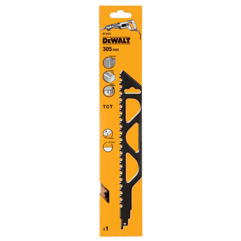 Lame de Scie Sabre à Denture Au Carbure de Tungstène 305mm - Dewalt | DT2421