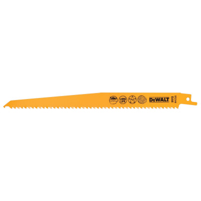Lame de Scie Sabre Bim Plungepoint Pour La Coupe Du Bois 228mm - Dewalt | DT2349