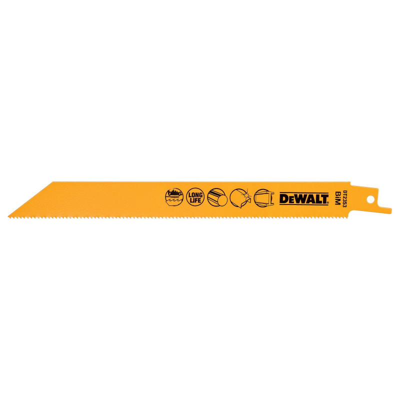 Lame de Scie Sabre Bim Pour La Coupe Du Métal 203mm - Dewalt | DT2353