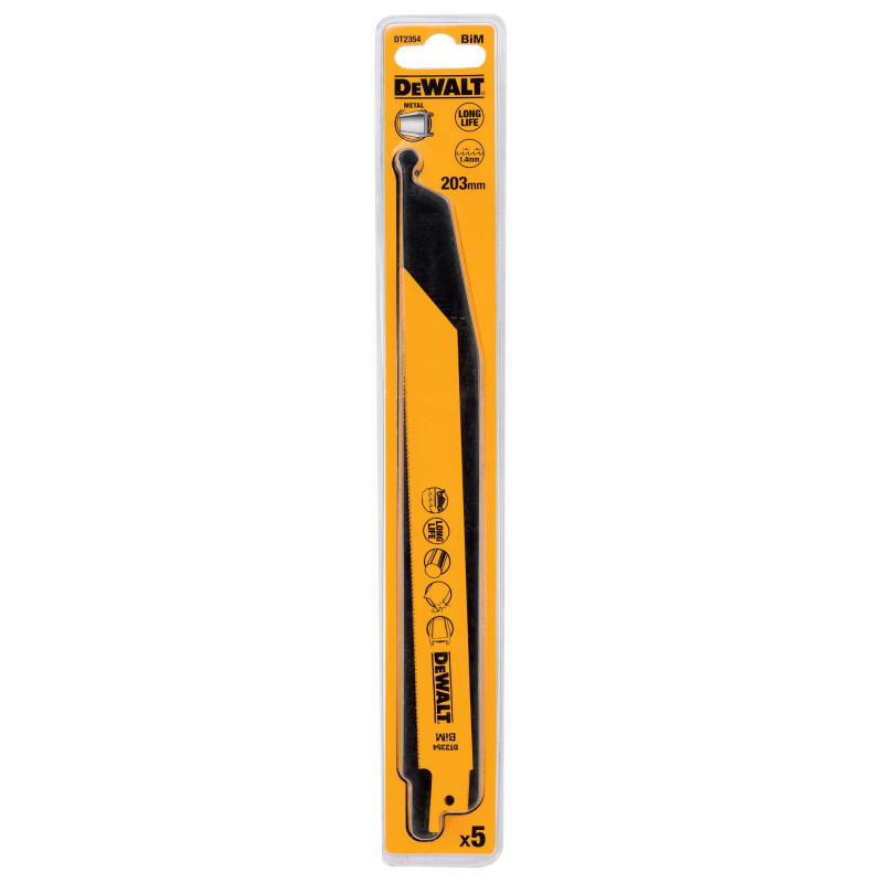 Lame de Scie Sabre Bim Pour La Coupe Du Métal 203mm - Dewalt | DT2354