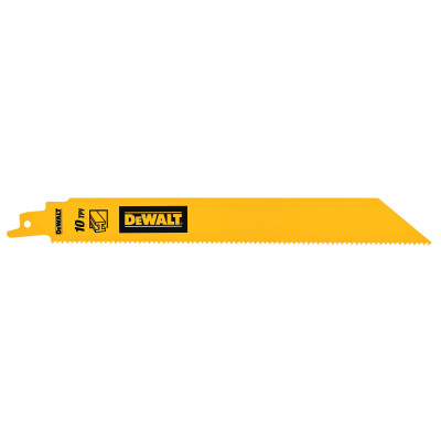 Lame de Scie Sabre Bim Pour La Coupe Du Métal 228mm/10TPI - Dewalt | DT90386