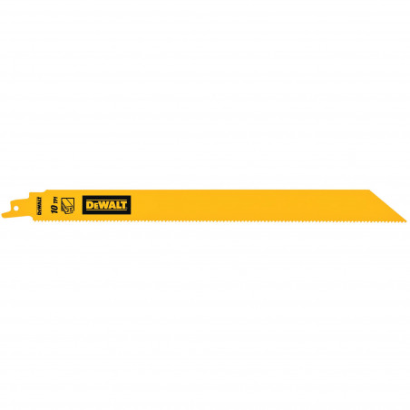 Lame de Scie Sabre Bim Pour La Coupe Du Métal 304mm / 10TPI - Dewalt | DT90389
