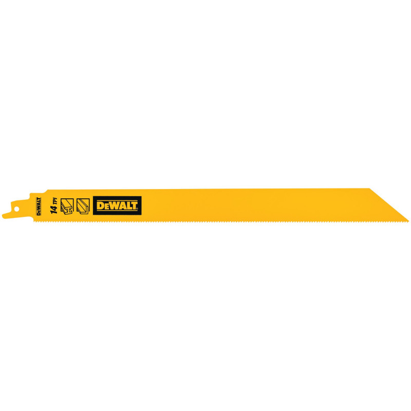 Lame de Scie Sabre Bim Pour La Coupe Du Métal 304mm / 14TPI - Dewalt | DT90390