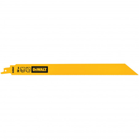 Lame de Scie Sabre Bim Pour La Coupe Du Métal 304mm / 14TPI - Dewalt | DT90390