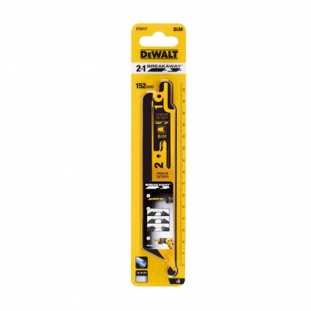 Lame de Scie Sabre Sécable Bim Pour La Coupe Du Métal 152mm - Dewalt | DT2417