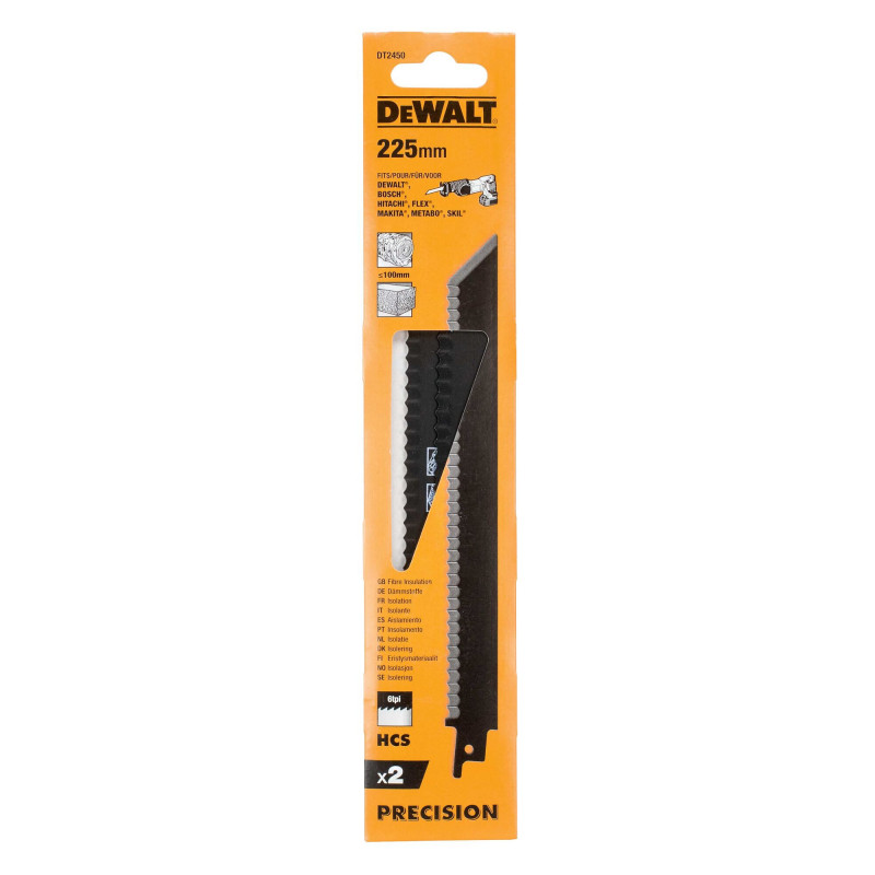 Lame Isolation 225mm / 6TPI - Dewalt | DT2450