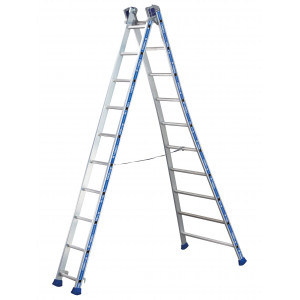 Echelles Platinium transformable 2 plans 2x12 échelons Tubesca-Comabi | 02442612