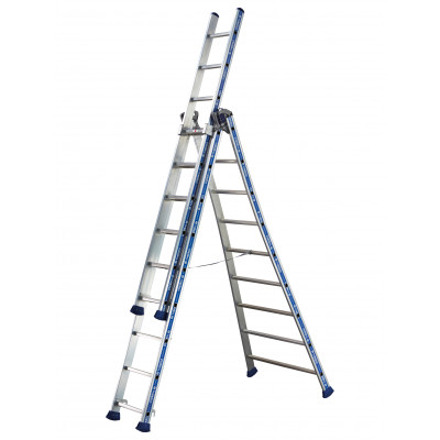 Echelles Platinium transformable 3 plans 3x8 échelons Tubesca-Comabi | 02443608