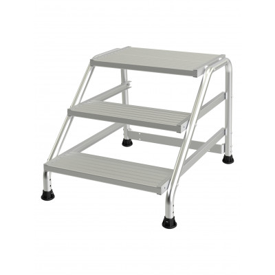 Marchepieds et repose-pied aluminium 2 marches Tubesca-Comabi | 02379832