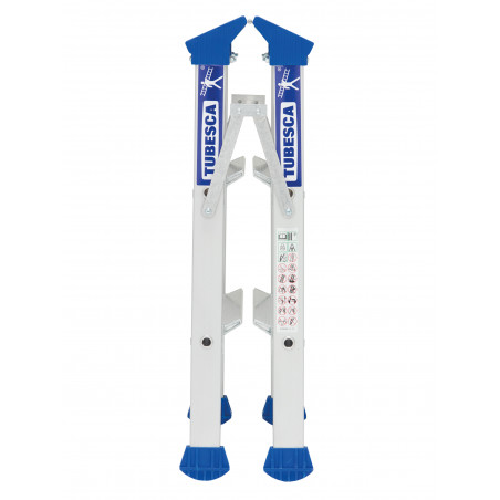 Platinium échelle double de chantier 2x4 Tubesca-Comabi | 02374104