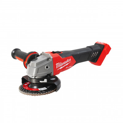 M18 FSAG115X-0 Meuleuse d'angle 115mm FUEL 18V, Interrupteur Coulissant, sans batterie Milwaukee | 4933478772