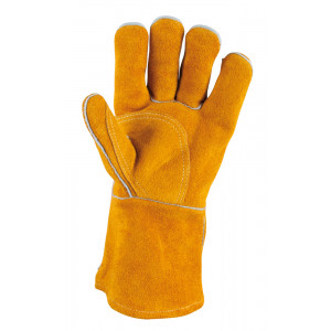 Gants de protection courts en cuir pour soudeur, XXL KS Tools | 985.7037
