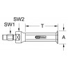 Extracteur à pinces par prise intérieure Ø 40-47 mm KS Tools | 660.0123