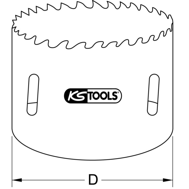 Scie cloche, Ø51 mm KS Tools | 129.5051