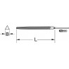 Lime triangulaire bâtarde sans manche, L.200 mm KS Tools | 161.0425