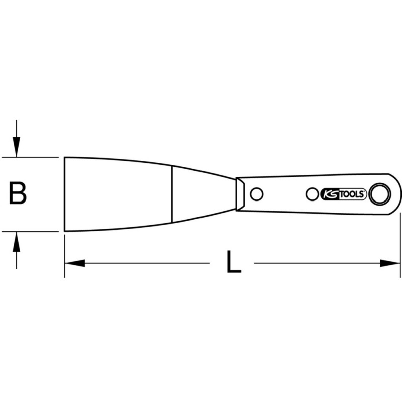 Couteaux de peintre - 50x225 mm KS Tools | 907.2263