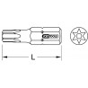 Boîte de 5 embouts de vissage TORX® percé, L.25 mm - 1/4'' - T27 KS Tools | 911.2295