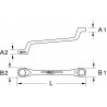 Clé polygonale contre-coudée, 8x9 mm KS Tools | 920.0208