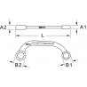 Clé polygonale demi-lune 19x22 mm KS Tools | 518.0859