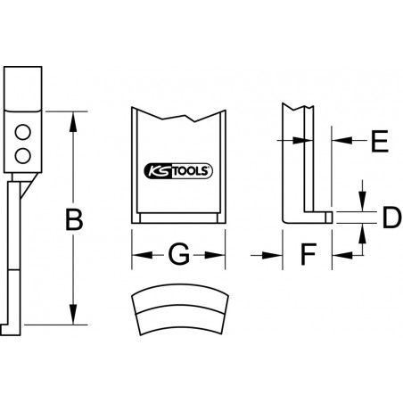 Griffe 400 mm KS Tools | 645.0253