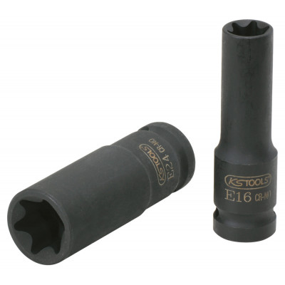 Douille longue à chocs TORX® 1/2'', E18 KS Tools | 515.1056