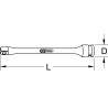 Rallonge à torsion 1/2'', 100 Nm KS Tools | 515.1062