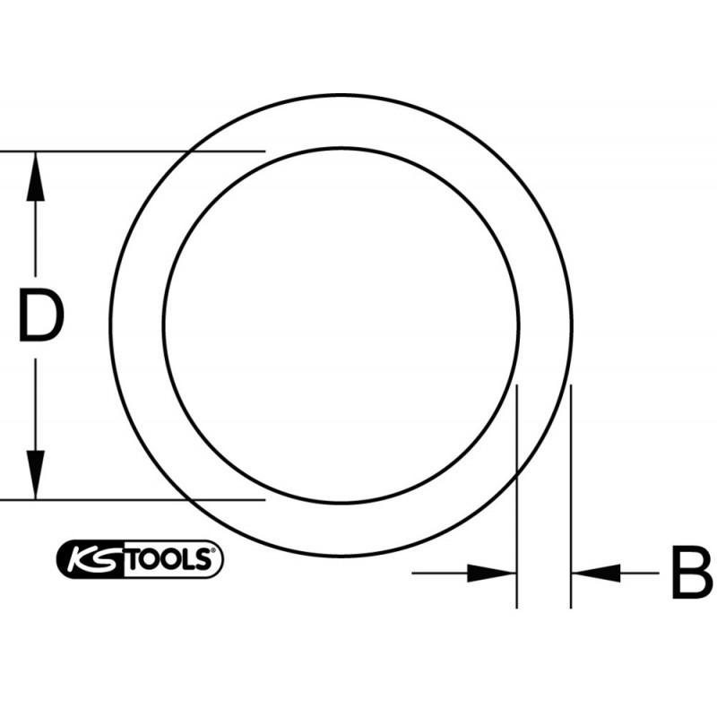 Bague pour douille à chocs 1/2'', de 15 - 32 mm KS Tools | 515.1138