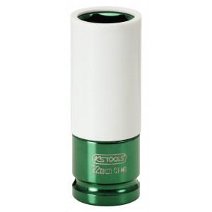 Douille à chocs 1/2'', revêtement ABS pour jantes aluminium, 22 mm KS Tools | 515.2022