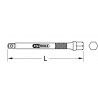 Rallonge ULTIMATE 1/4", L.75 mm" - KS Tools | 922.1453