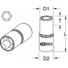 Douille ULTIMATE TORX 3/8", E11 - L. 28 mm - KS Tools | 922.4018