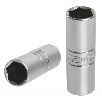 Douille à bougie ULTIMATE 6 pans 3/8", L.63 mm - 13/16" - KS Tools | 922.3952