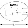 Clé QFC 3/8'', 18 mm KS Tools | 913.3818