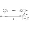 Clé mixte à cliquet DUO GEAR®, 18 mm KS Tools | 503.5918