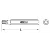 Embout de vissage TORX®, L.75 mm - A 10 mm - T50 KS Tools | 975.2050