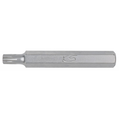 Embout de vissage TORX® percé, L.75 mm - A 10 mm - T55 KS Tools | 975.2155