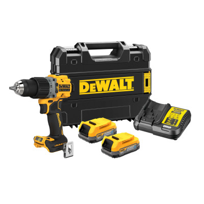 Perceuse Visseuse Percussion Compacte XR 18V 1,7Ah Li-Ion Brushless POWERSTACK - Dewalt | DCD805E2T