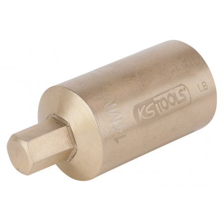Douille tournevis 6 pans, courte BRONZEplus 41mm, 100mm - KS Tools | 963.1064