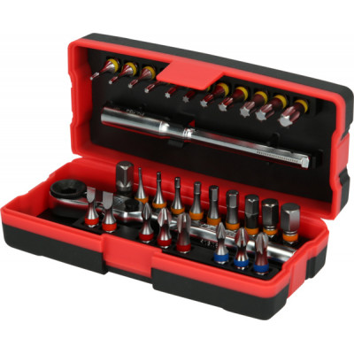Coffret de 28 embouts de vissage 1/4'' à code couleur TORSIONpower® KS Tools | 918.3015