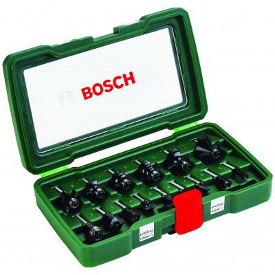COFFRET 15 FRAISES 1/4" - BOSCH | 2 607 019 468