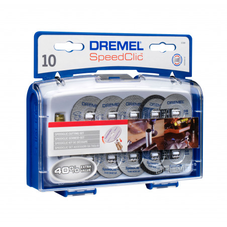 Dremel S690 Jeu de 10 disques à tronçonner adaptateur EZ SpeedClic - BOSCH | 2 615 S69 0JA