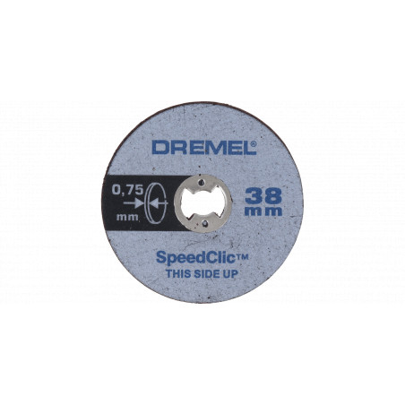 Dremel S409 Lot de 5 disques EZ SpeedClic ø 38mm ep 0,75mm pour métaux -  BOSCH