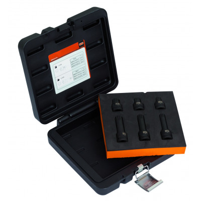 Jeu de douilles à chocs XZN 1/2" pour freins - Bahco | BBR201P6