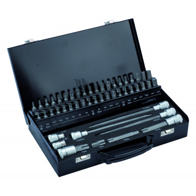 Module de 19 douilles et douilles-embouts 1/2 TORX KRAFTWERK COMPLETO EVA3 4903