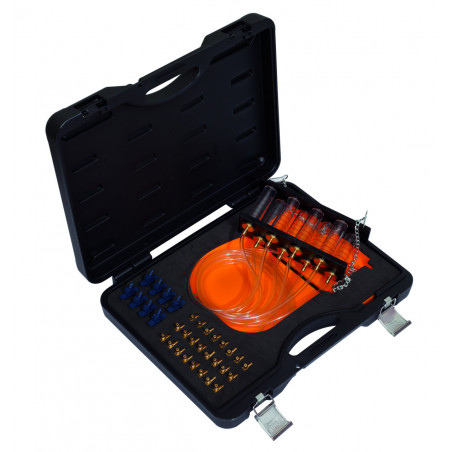 Coffret de mesure de retour de fuite d'injecteur common rail - Bahco | BE5350