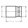 DOUILLE IMPACT 1/2 27 - Bahco | BE1310P427